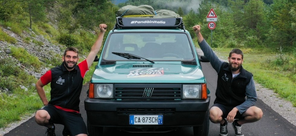 Dal Primiero con furore: a bordo di una Panda girano l'Italia barattando prodotti tipici